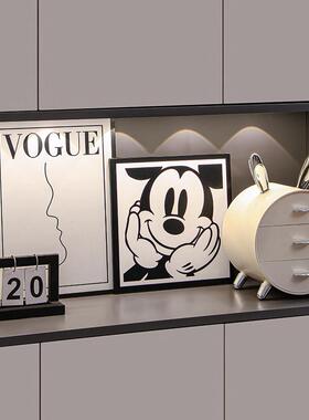 客厅入户门口鞋柜桌面收纳盒装饰摆饰简约玄关电视柜置物家居好物