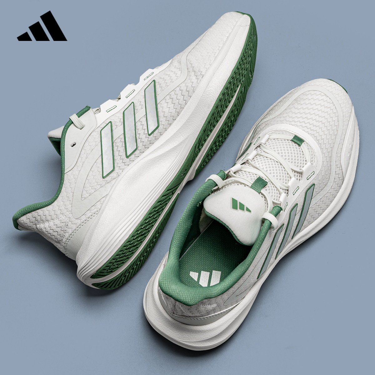 adidas阿迪达斯男跑步鞋秋季新款运动鞋减震软底跑鞋网面鞋JH5153,淘宝优惠券,粉丝福利购,淘宝优惠卷