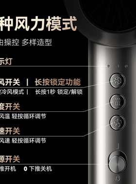 火之凤M3负离子高速大功率吹风机