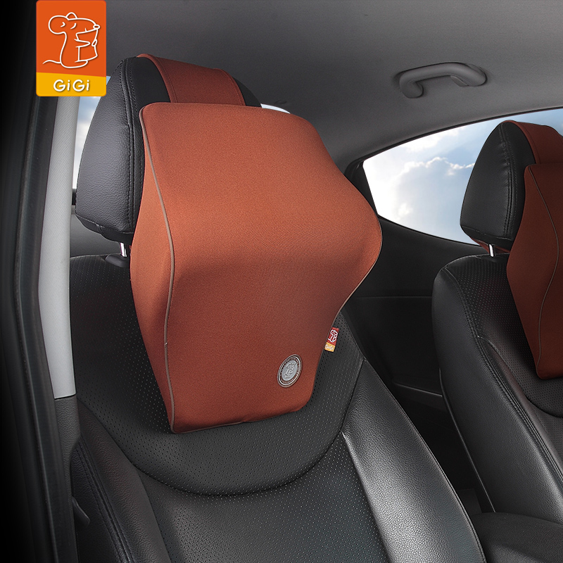 GiGi可调节汽车头枕护颈枕车用座椅靠枕舒适颈椎枕头颈部枕靠靠垫 - 图0
