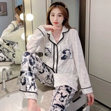 Бархатный демисезонный милый лонгслив, осенняя пижама, комплект, осенний