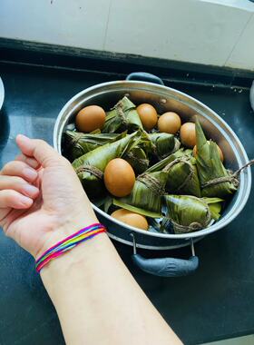 五彩绳手链编织线彩色七色彩色丝带手工编的儿童成人情侣闺蜜礼物