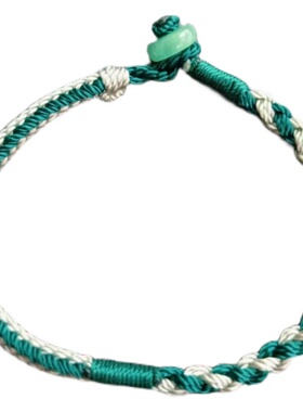 补金补木五行绳手链八股手编手链加客服答疑