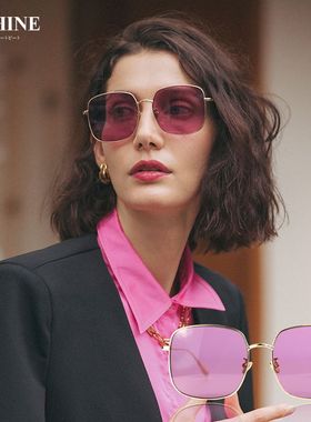 日本KISHINE金属渐变墨镜紫外线