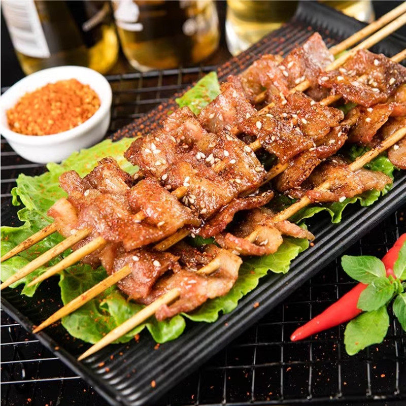 原切五花肉串20串烧烤半成品食材油炸小吃炸串批发夜市美食猪肉串,淘宝优惠券,粉丝福利购,淘宝优惠卷