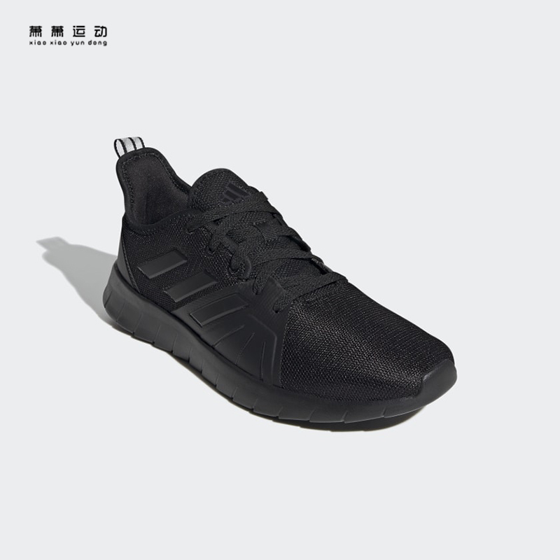 Adidas阿迪达斯ASWEERUN男子黑武士网面跑步运动鞋FW1681 F36333 - 图0