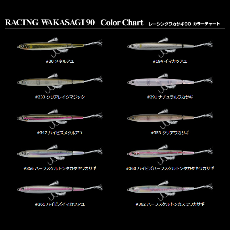 日本IMAKATSU 浮水多节鱼RACING WAKASAGI 90路亚饵仿生假饵4.6g - 图2