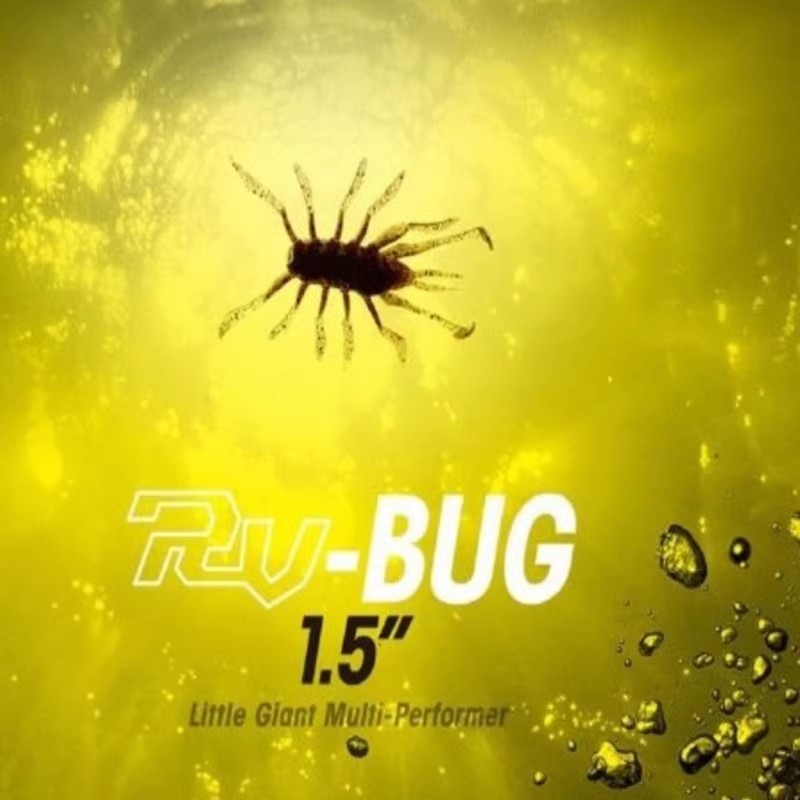 JACKALL 日本进口RV-BUG1.5寸3寸多足虫竞技水蜘蛛路亚饵软饵 - 图0