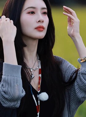 现货工厂直销亚马逊跨境专供孟子义同款爱心琉璃彩虹手链七彩手饰