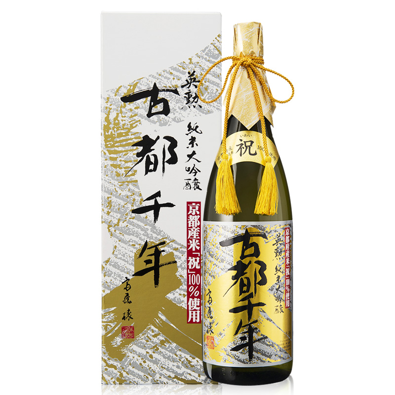 古都千年英勋纯米大吟酿清酒1 8l日本原装进口酒日本酒纯米酒清酒