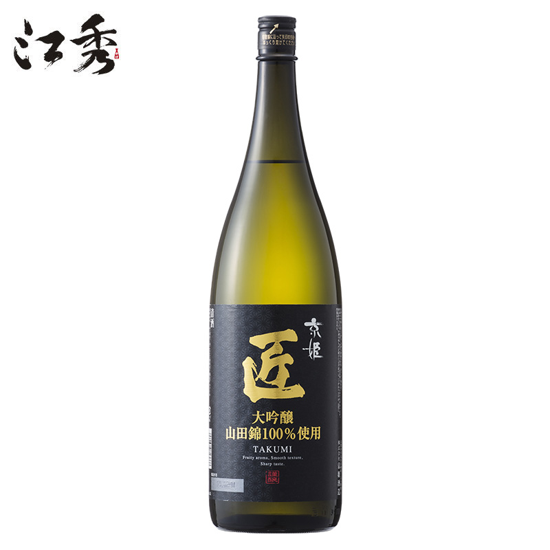 京姬匠大吟酿1.8L日本原装进口酒洋酒山田锦酿造酒米酒日本酒清酒