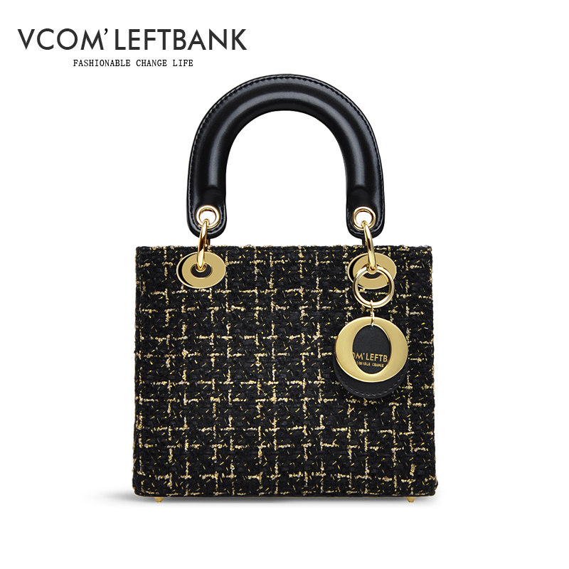 2020潮网红百搭小ck小香风斜挎包 花开左岸女士包袋