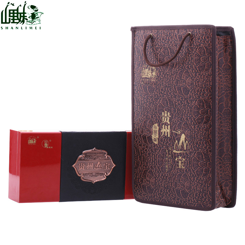 山里妹贵州三宝包邮灵芝300gx1盒 山里妹杜仲