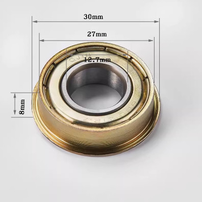 新款鱼跃轮椅配件非标平口轴承H007 H005B H009 H008前叉压力轴承 - 图0