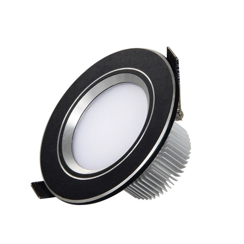 LED筒灯磨砂沙黑色2.5寸5W3寸7w高亮射灯全套智能双色三色变光 - 图2