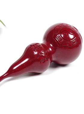 招财纳福朱砂葫芦摆件客厅旺宅风水客厅办公室桌面摆件家居装饰品