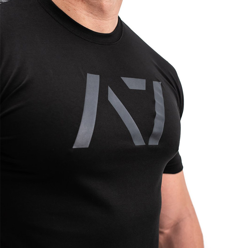 代购美国A7硅胶防滑T恤吸汗运动训练短袖男健身力量举重深蹲卧推,淘宝优惠券,粉丝福利购,淘宝优惠卷