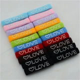 Хлопчатобумажная линия любовь бухни для волос головной убор, резиновая полоса голова веревка без шить