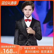 Boy Suits Suit 2023 New Childrens Host Gown Stage Performance Model Walking Show Piano Performance