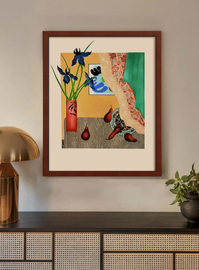 《浅粉闲趣》法式中古风静物挂画