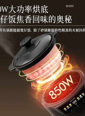 天际全自动智能双盖微压电炖锅