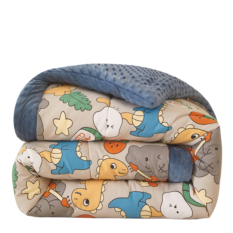 秋冬季2025新款可机洗豆豆被被子空调被成人单人一体被芯安抚儿童,淘宝优惠券,粉丝福利购,淘宝优惠卷