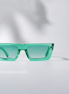 独特绿色UV400简约设计太阳眼镜