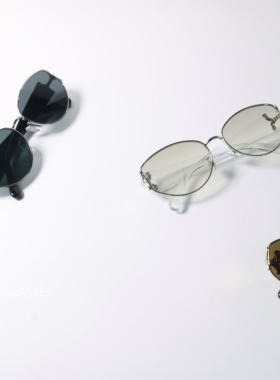 轻奢UV400防晒可配近视太阳镜