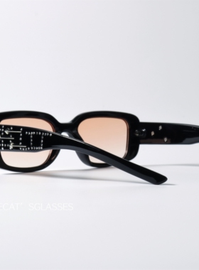 星空元素长方形高街风格太阳眼镜