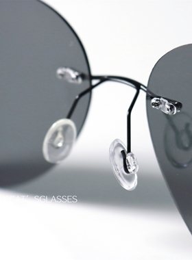 超轻无框偏光UV400飞行员式墨镜