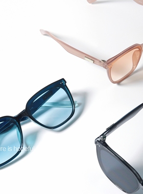 独特海洋配色UV400韩版gm墨镜