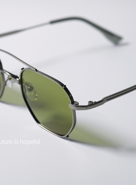 机能工业风偏光UV400橄榄绿墨镜