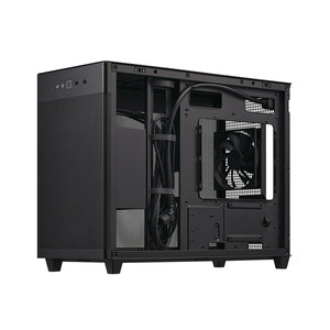 华硕AP201冰立方黑白中塔式机箱兼容M-ATX主板RTX30系显卡rog水冷