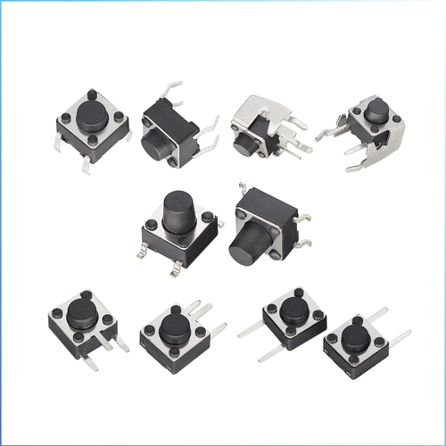 轻触开关按键微动开关6x6x4.3/5...20小型直插贴片小按钮开关触发 - 图3