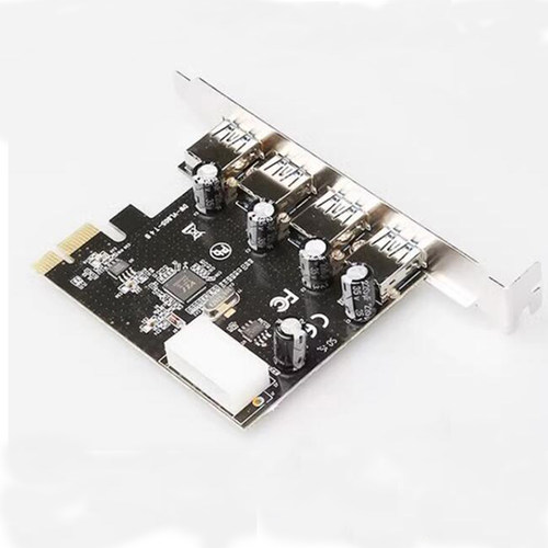 台式机USB3.0 PCI-E转USB3.0转接卡 扩展卡4口 3.0USB卡扩展口 - 图0