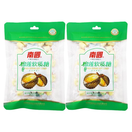 南国 特浓榴莲糖150g克X3袋 水果软质糖果香浓软糯 海南特产 喜糖 - 图3