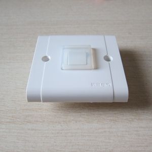 鸿雁开关插座防水防溅薄膜一位一开开关阳台卫生间食堂厨房通用