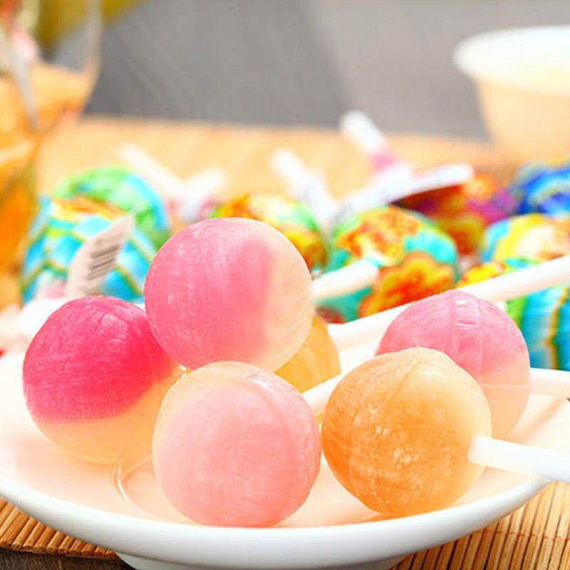 珍宝珠棒棒糖混合水果味58支桶装儿童节礼品学生糖果办公室小零食,淘宝优惠券,粉丝福利购,淘宝优惠卷