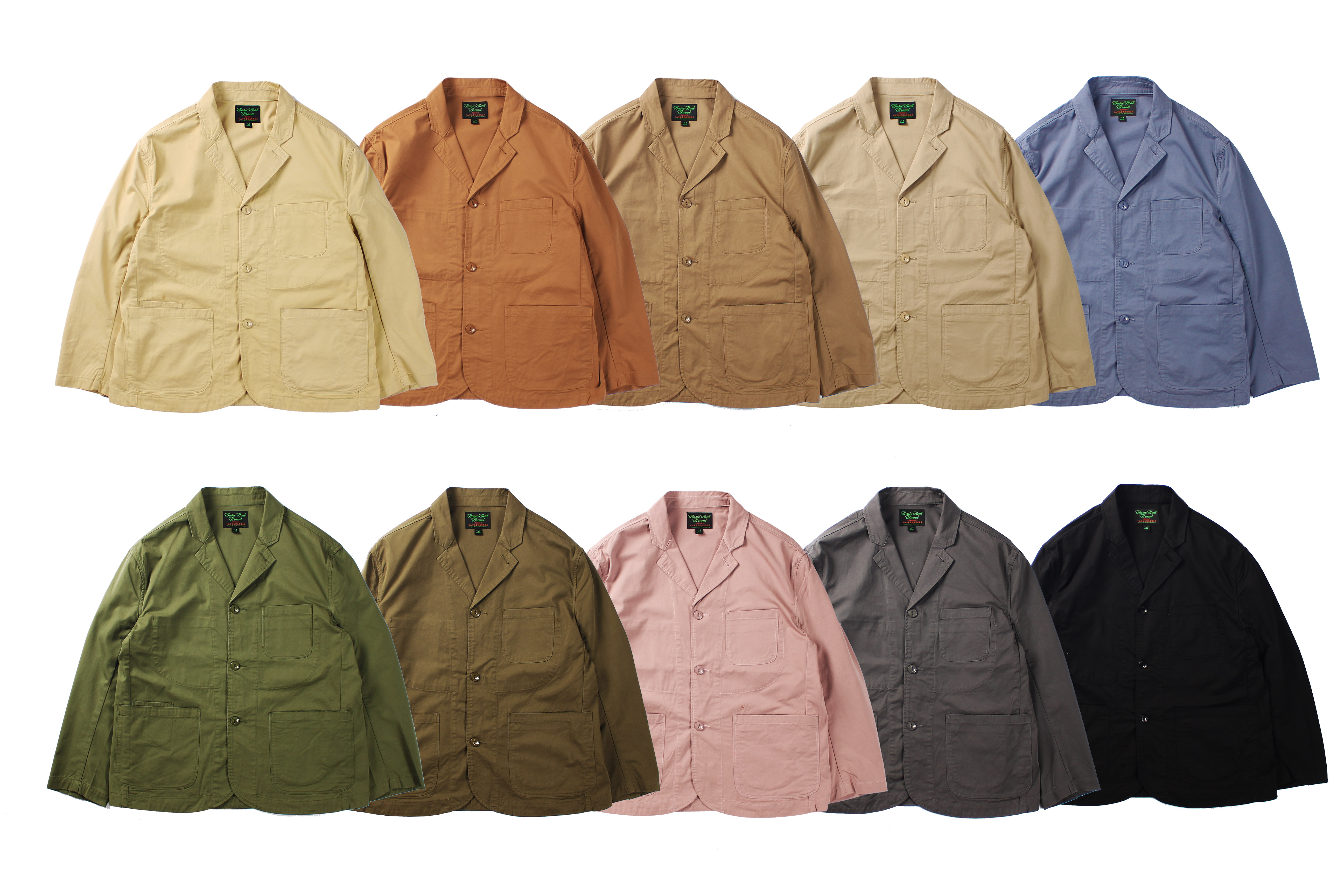 BasicBeatBrand休闲廓形Sack Coat复古西装经典纯棉多袋洗水外套 - 图3