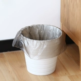 Портативная майка топ для домашнего использования, одноразовый черный пластиковый мусорный мешок, увеличенная толщина