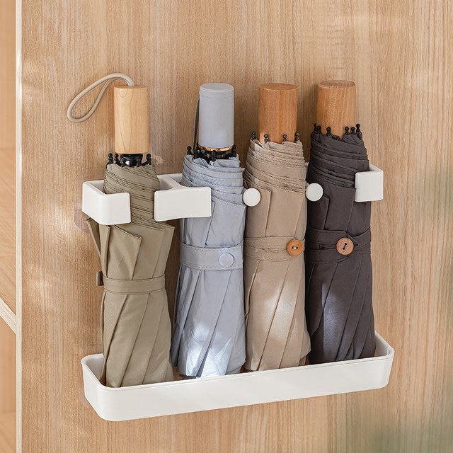 Wall-mounted drain umbrella bucket into the house to put umbrellas hanging umbrellas