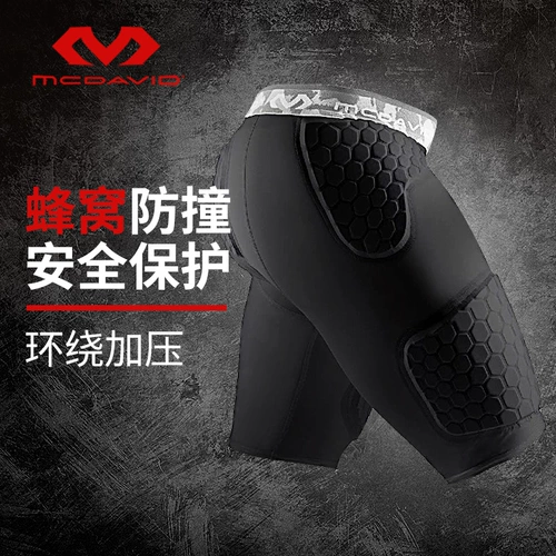 [Одобрение Ирвинга] Плотные быстросохнущие спортивные шорты McDavid Honeycomb с защитой от столкновений 7991