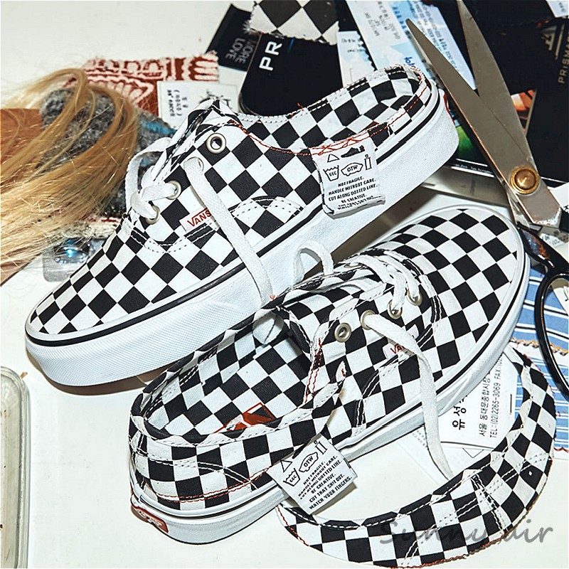 vans chessboard shoes