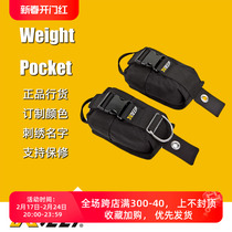 XDEEP Back Fly Counterweights Packs Quick Unloading Counterweights Bag Lead Bag Suitable for each model counterweight with BCD counterweight bag