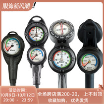 Italian PRESSURE PD2 II joint table CPD3 triple water lung deep diving T residual pressure pressure gauge
