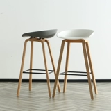 12-летний магазин Hoxon, современный простой датский барный стул, скандинавский модный барный стул, креативный барный стул, дизайнерский высокий стул из цельного дерева