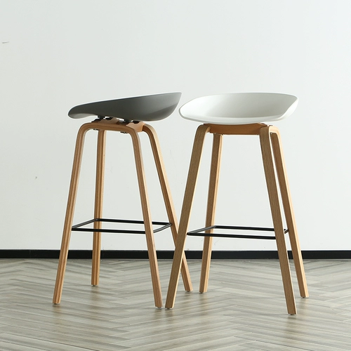 12-летний магазин Hoxon, современный простой датский барный стул, скандинавский модный барный стул, креативный барный стул, дизайнерский высокий стул из цельного дерева