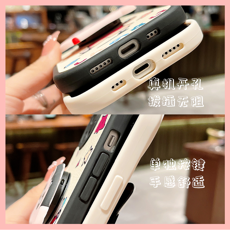 适用三星s22手机壳新款女Galaxys21Ultra镜头全包s22plus防摔硅胶s20+小羊皮S21可爱卡通小新s20fe男创意情侣 - 图3