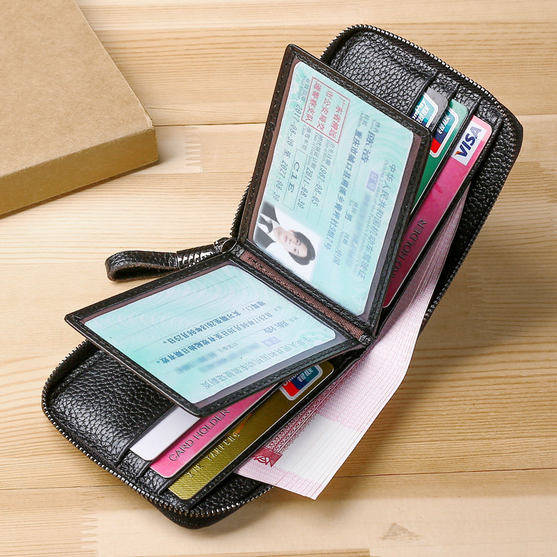 驾驶证皮套卡包男真皮大容量夹钱包 geustos卡包