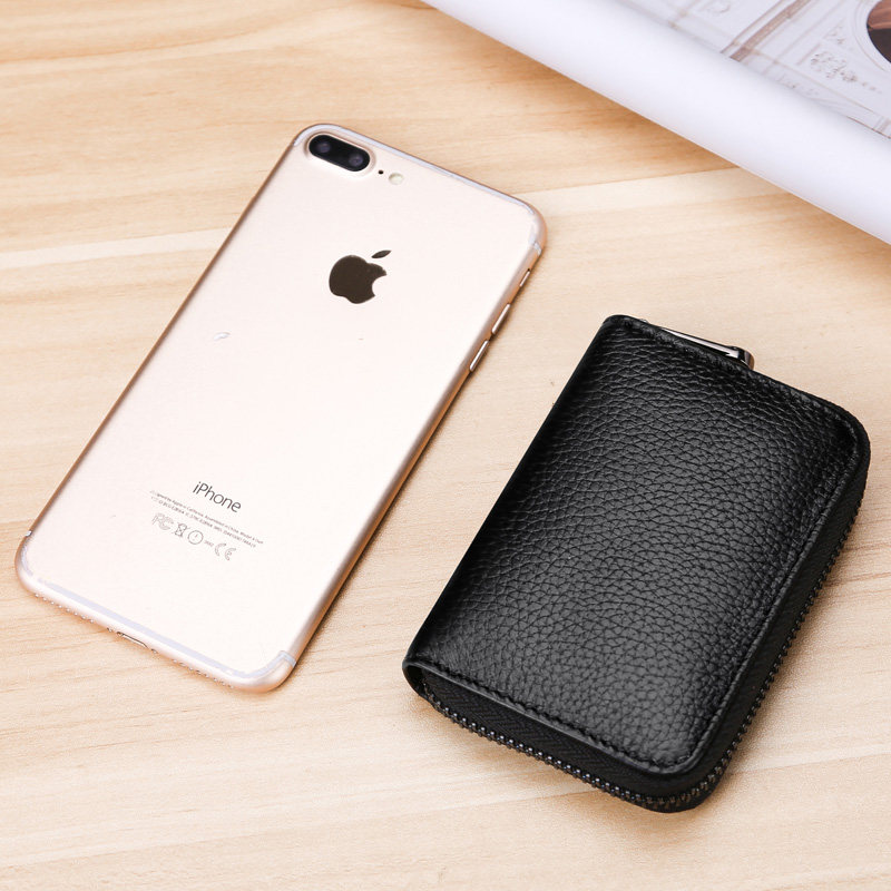 卡包男真皮多卡位证件位 geustos卡包